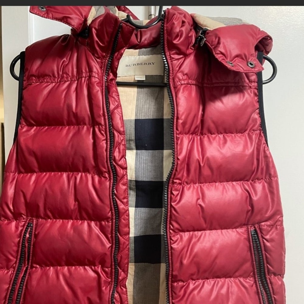 Burberry vest lightly used for kids